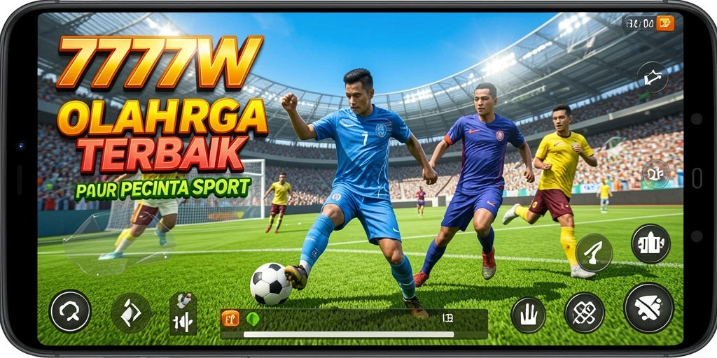 Tampilan gameplay seru dalam 7777W yang membuat ketagihan.