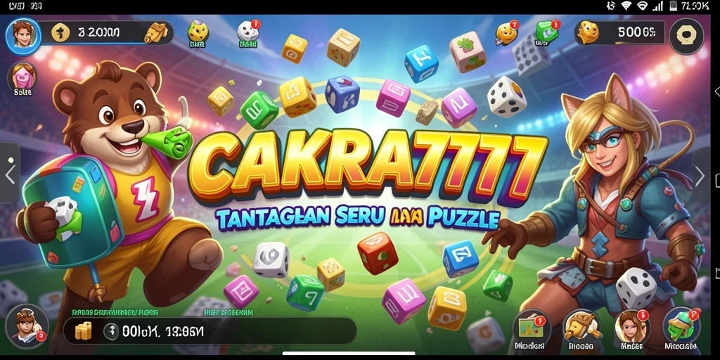 Tampilan gameplay seru dalam CAKRA777 dengan tantangan menarik.
