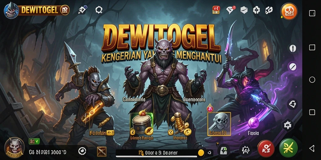 Gameplay menegangkan dalam DEWITOGEL dengan atmosfer horror yang meresahkan.