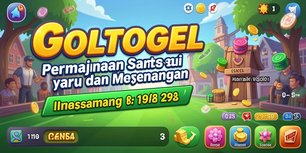 Tampilan GOLTOGEL dengan gameplay yang menarik dan interaktif.