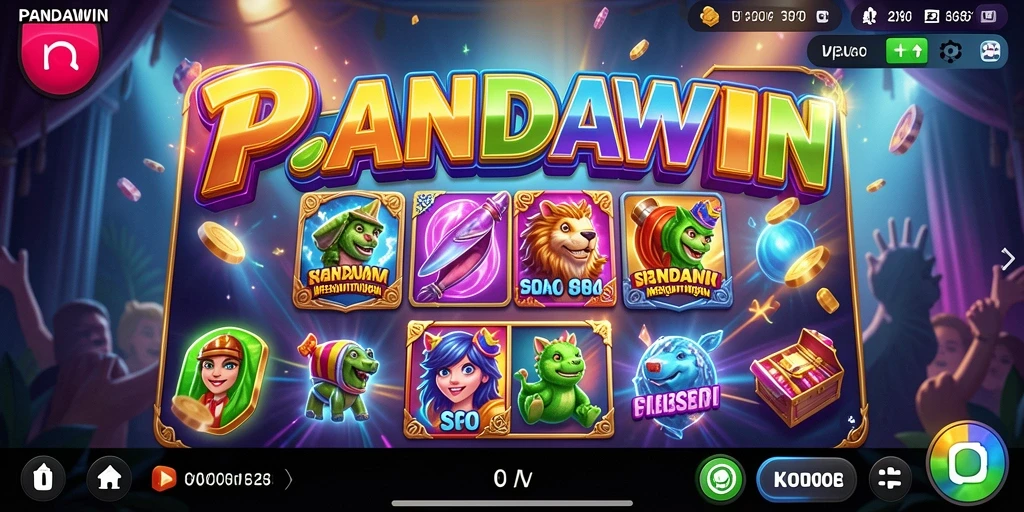 Tangkapan layar utama PANDAWIN menampilkan gameplay Slot yang menarik dan mengasyikkan.