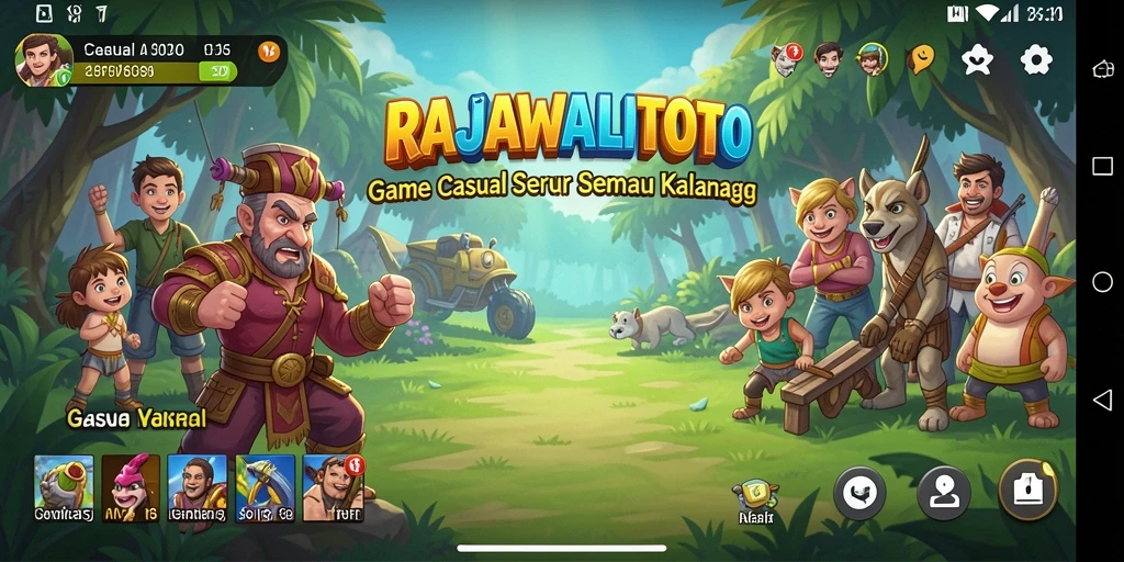 Tampilan gameplay RAJAWALITOTO yang menggembirakan dan menarik.