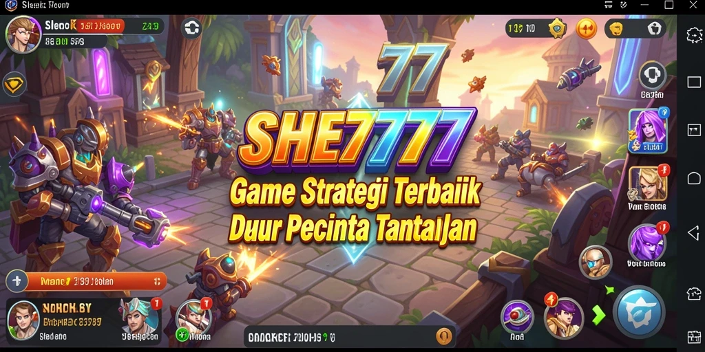 Tangkapan layar SHE777 menunjukkan aksi mendebarkan dalam pertempuran strategi.