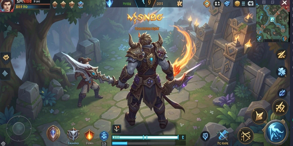 Tangkapan layar utama SPN88 menampilkan aksi pertempuran spektakuler di dunia MMORPG.