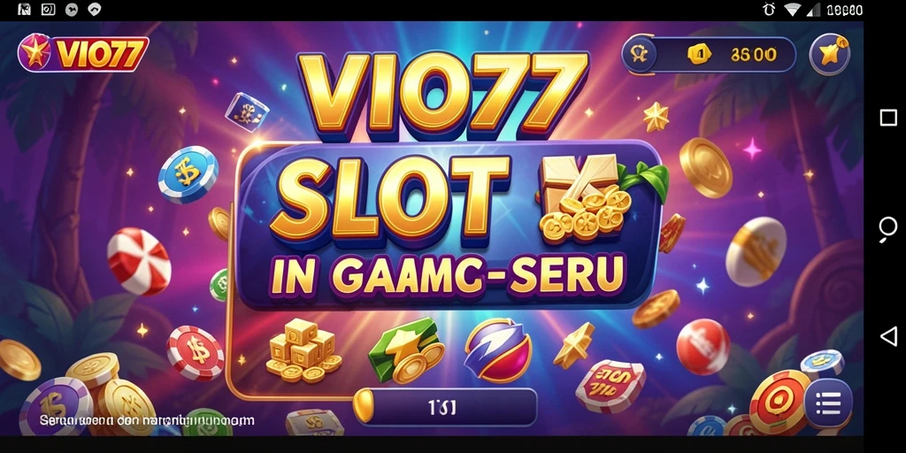 Screenshot gameplay VIO77 dengan tema Slot yang menarik.