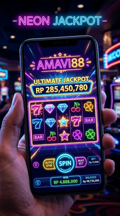 Tampilan antarmuka pengguna amavi88 yang sederhana dan intuitif.